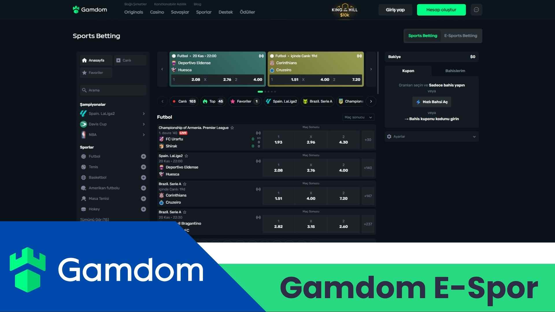 Gamdom E-Spor