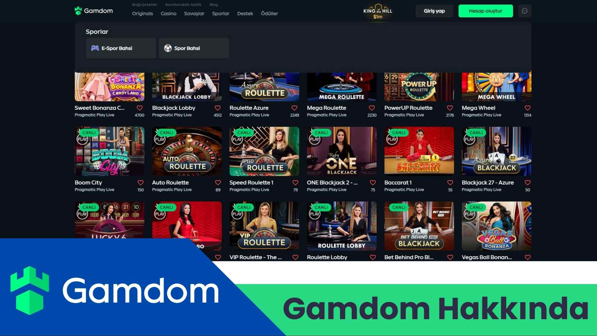 Gamdom Hakkında