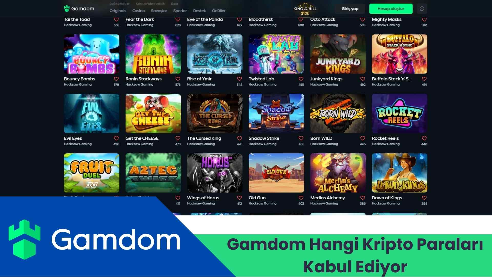 Gamdom Hangi Kripto Paraları Kabul Ediyor