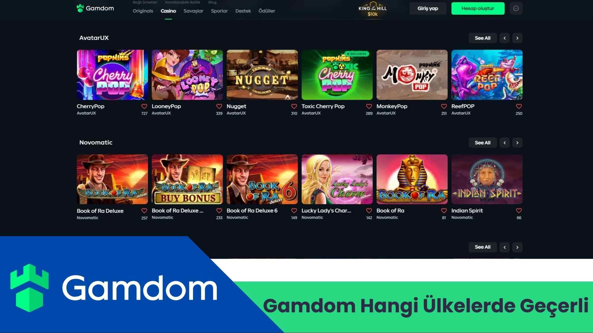 Gamdom Hangi Ülkelerde Geçerli