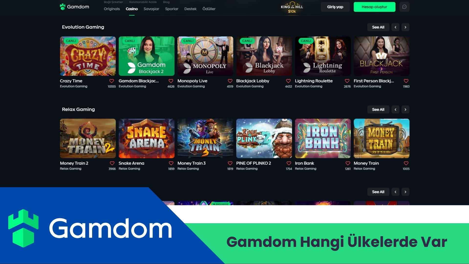 Gamdom Hangi Ülkelerde Var