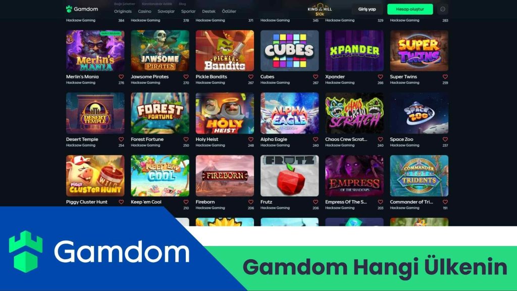 Gamdom Hangi Ülkenin