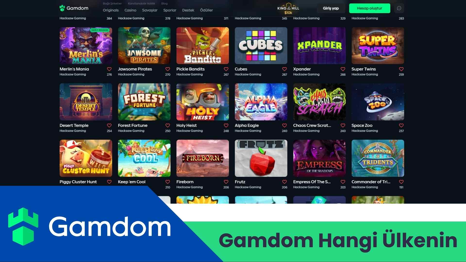 Gamdom Hangi Ülkenin