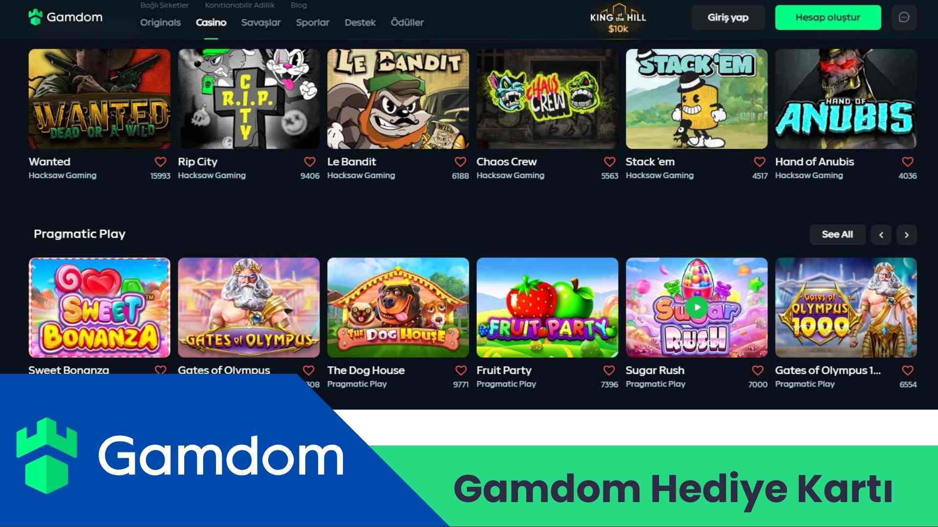 Gamdom Hediye Kartı