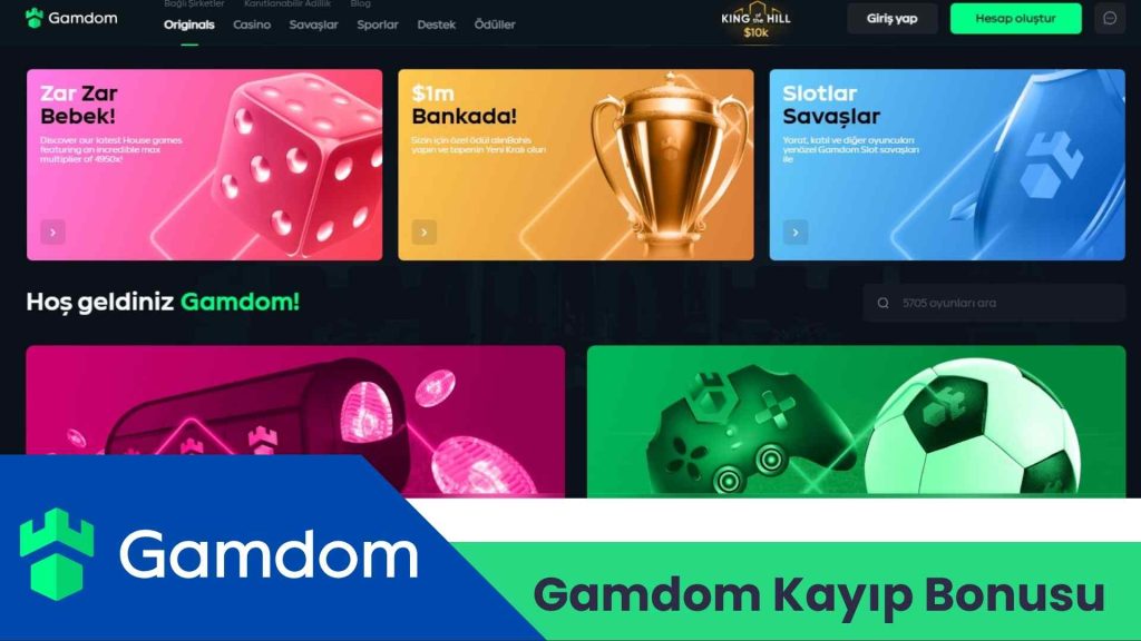 Gamdom Kayıp Bonusu