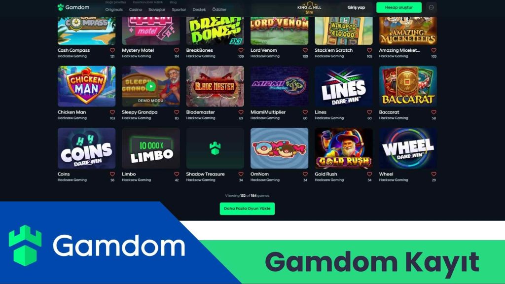 Gamdom Kayıt Ol