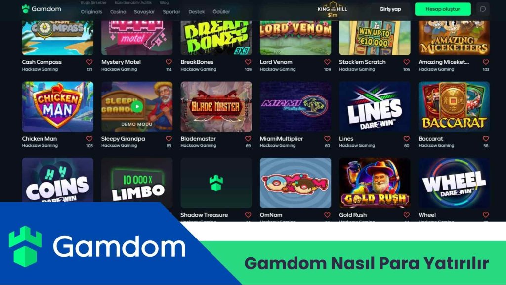 Gamdom Nasıl Para Yatırılır