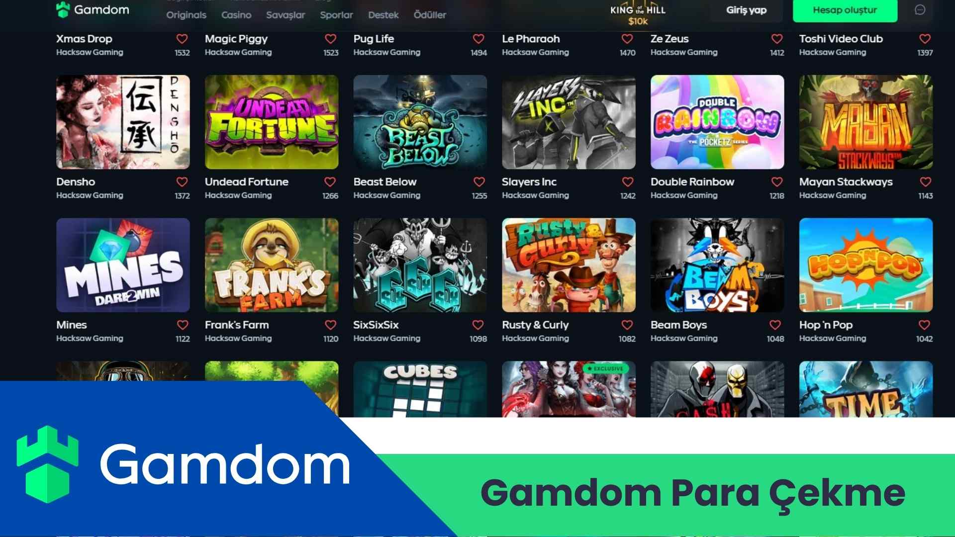 Gamdom Para Çekme