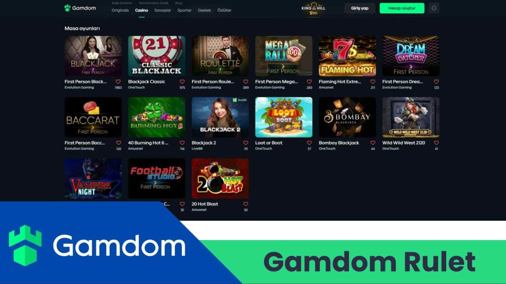 Gamdom Rulet