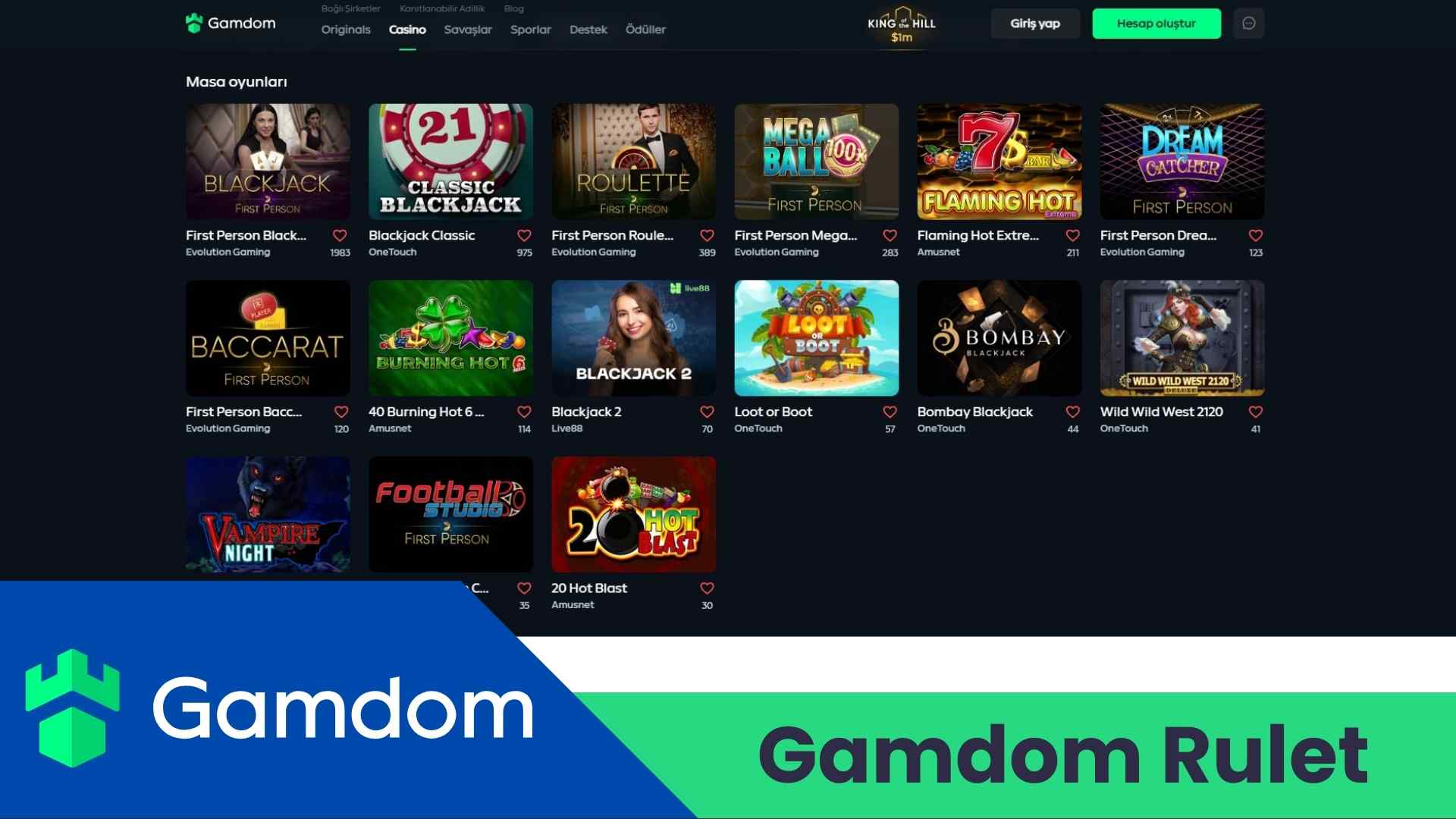 Gamdom Rulet