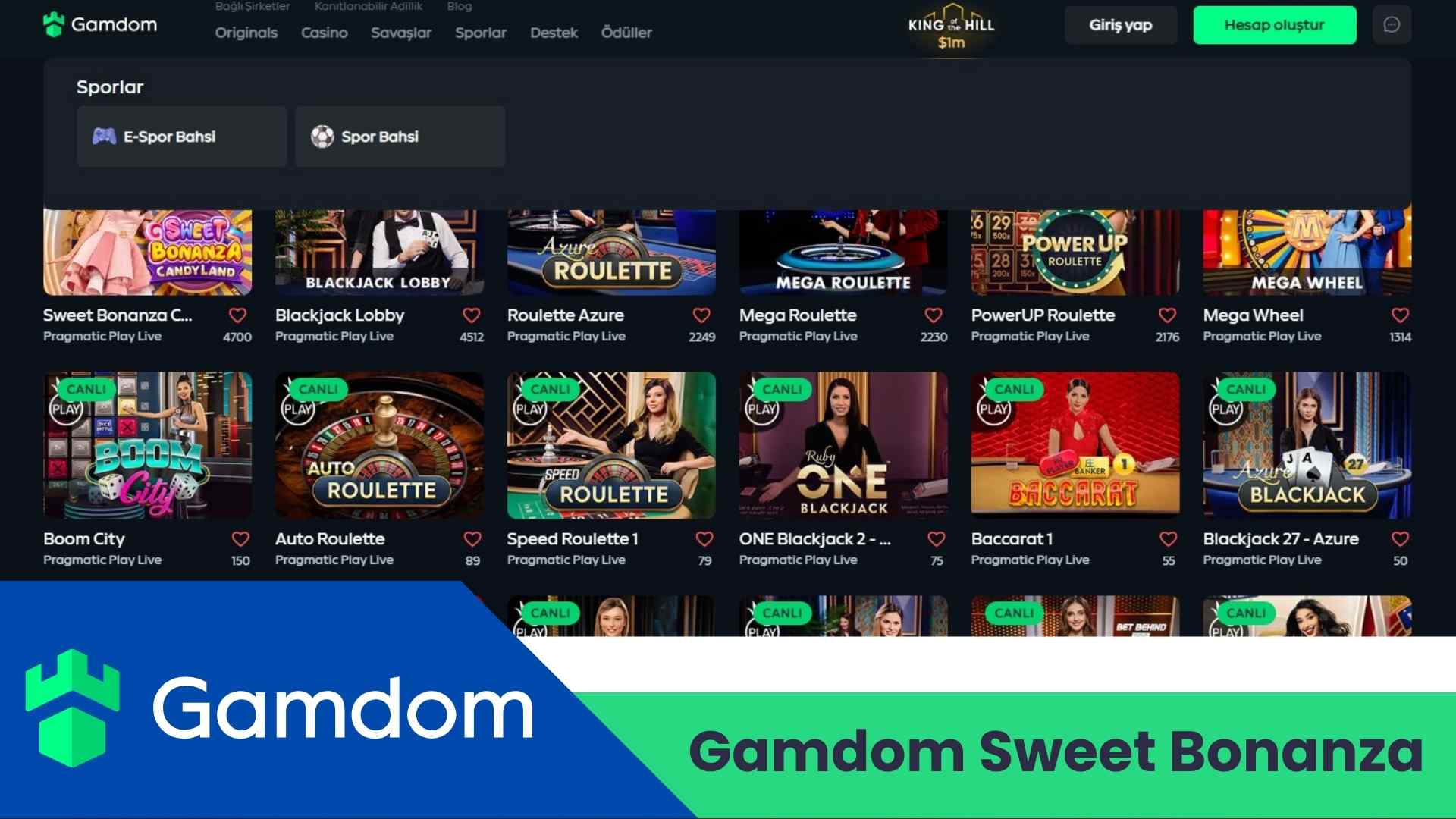 Gamdom Sweet Bonanza
