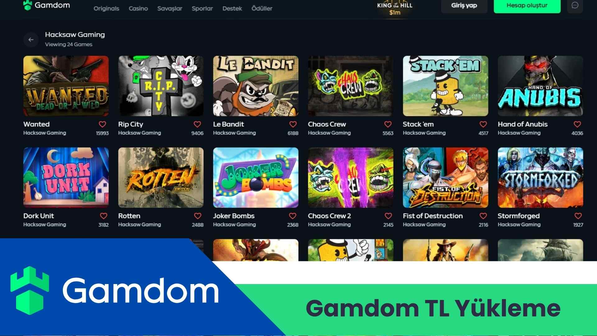 Gamdom Tl Yükleme