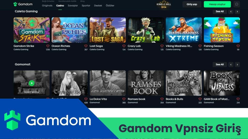 Gamdom Vpnsiz Giriş